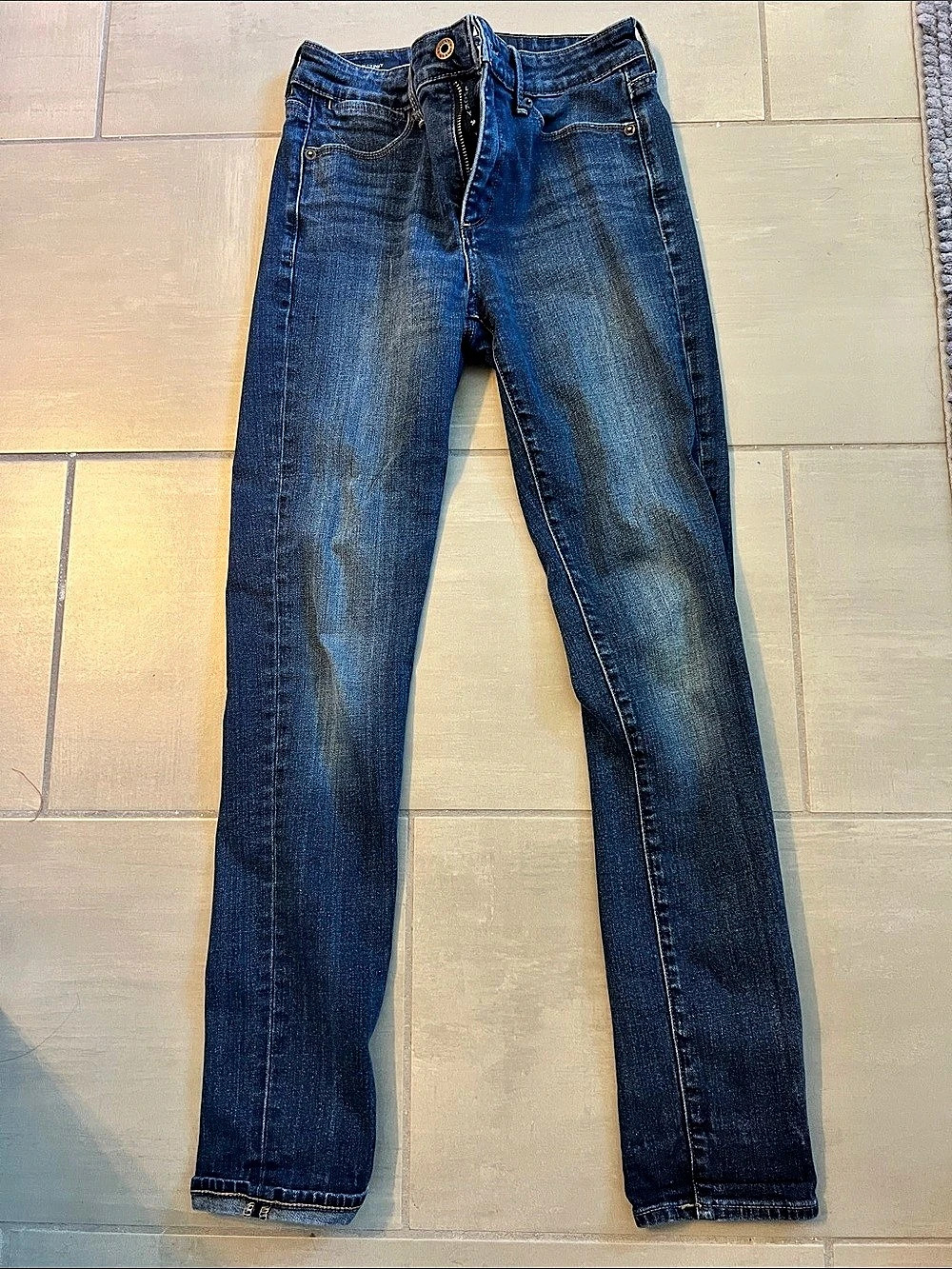 Lucky Brand Sofia Skinny Jeans Waist 27 Blue